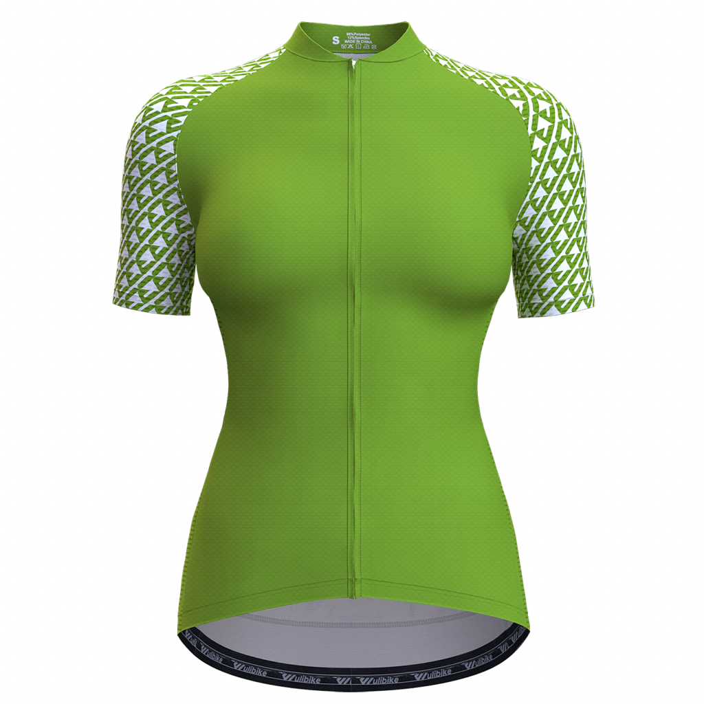 Women Summer Jersey Parrot Green
