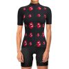 wulibike-women-cycling-jersey-short-sleeve-Cherry-mouth-W1011-model show