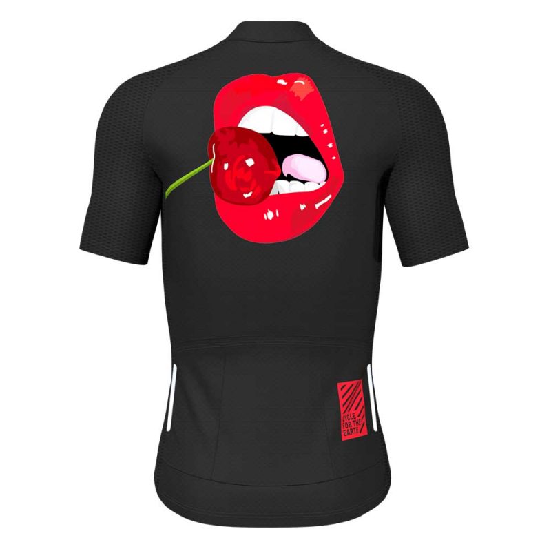 Men Jersey Cherry Mouth Black - Image 2