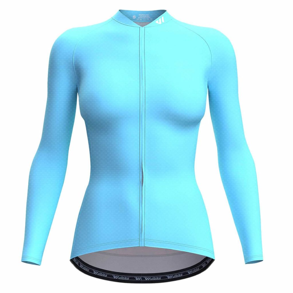 wulibike-women-cycling-long-sleeve-jersey-W1046-front