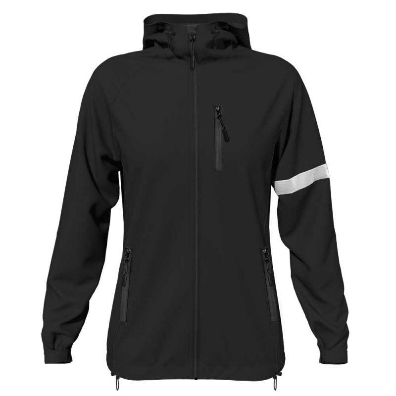 wulibike-womens-cycling-jackets-black-w1038-front