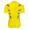 mens cycling jersey set Yellow back