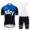 BS018 cycling jersey set sky front