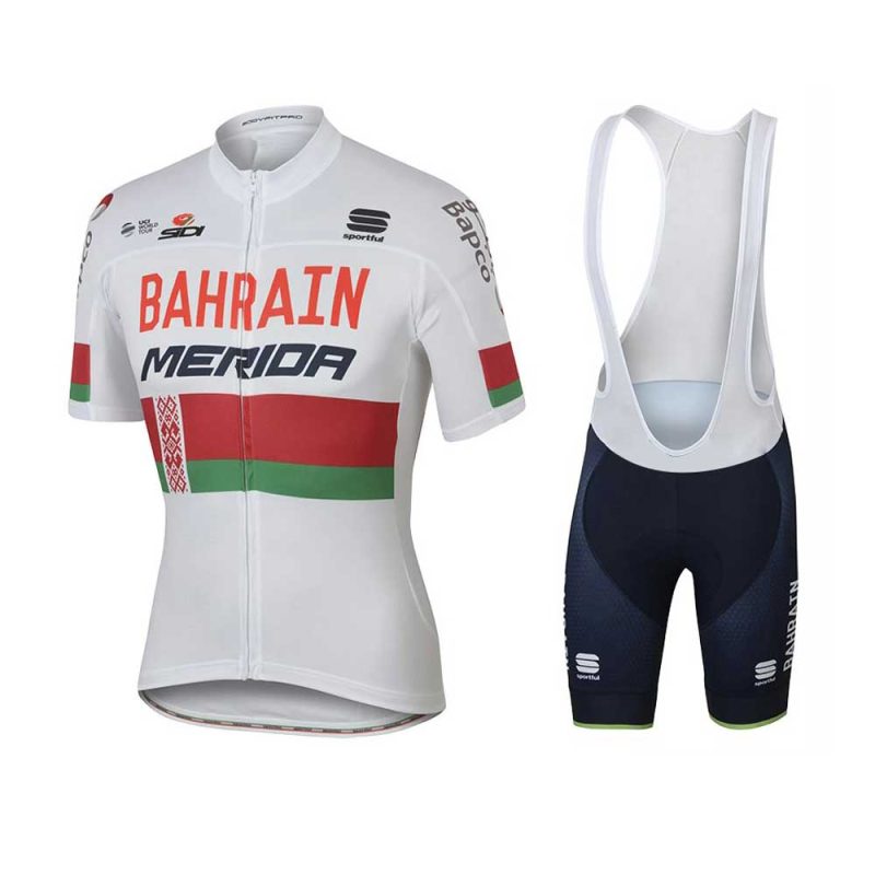 CJ393 cycling jersey kit bahrain front