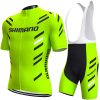 cycling set for men green sidefront