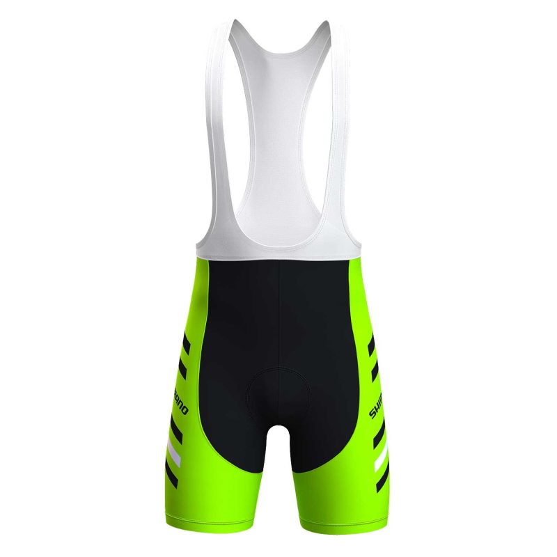 cycling shorts for men green front