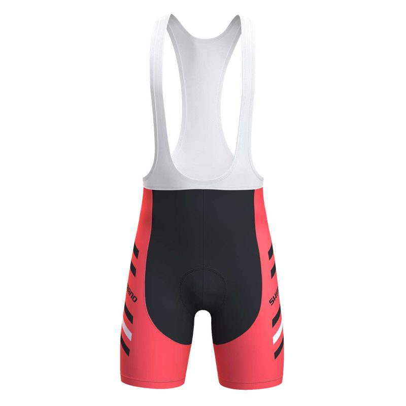 cycling shorts set men pink front