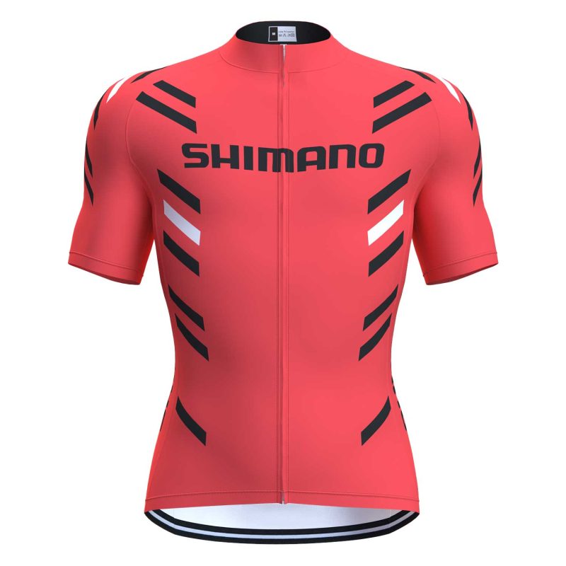 cycling jersey set men pink front