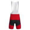 cycling shorts set for men red back