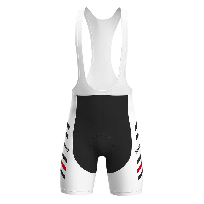cycling shorts set men white front
