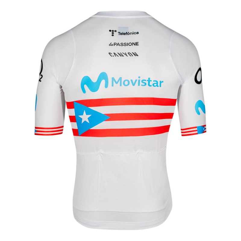 CJ316 cycling jersey white front