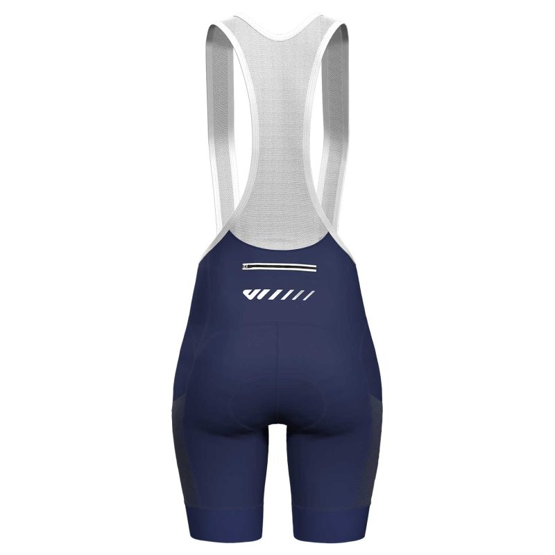 Women Cargo Bib Shorts Sodalite Blue - Image 2
