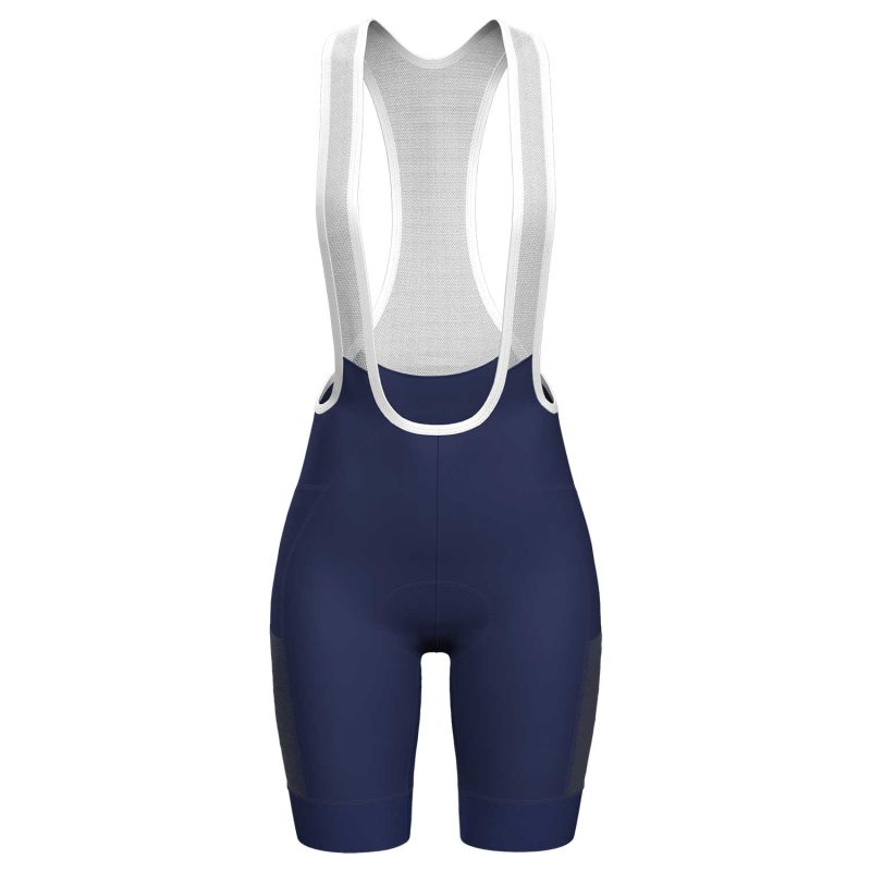 Women Cargo Bib Shorts Sodalite Blue