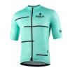 Bianchi Milano Disueri green cycling jersey front