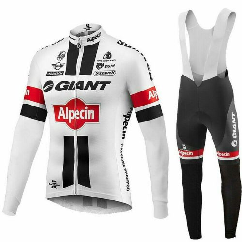 Team Giant–Alpecin 2015 Cycling Kit Long Sleeve White front