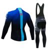 Ineos Team 2019 Cyclin Kit Long Sleeve Blue back