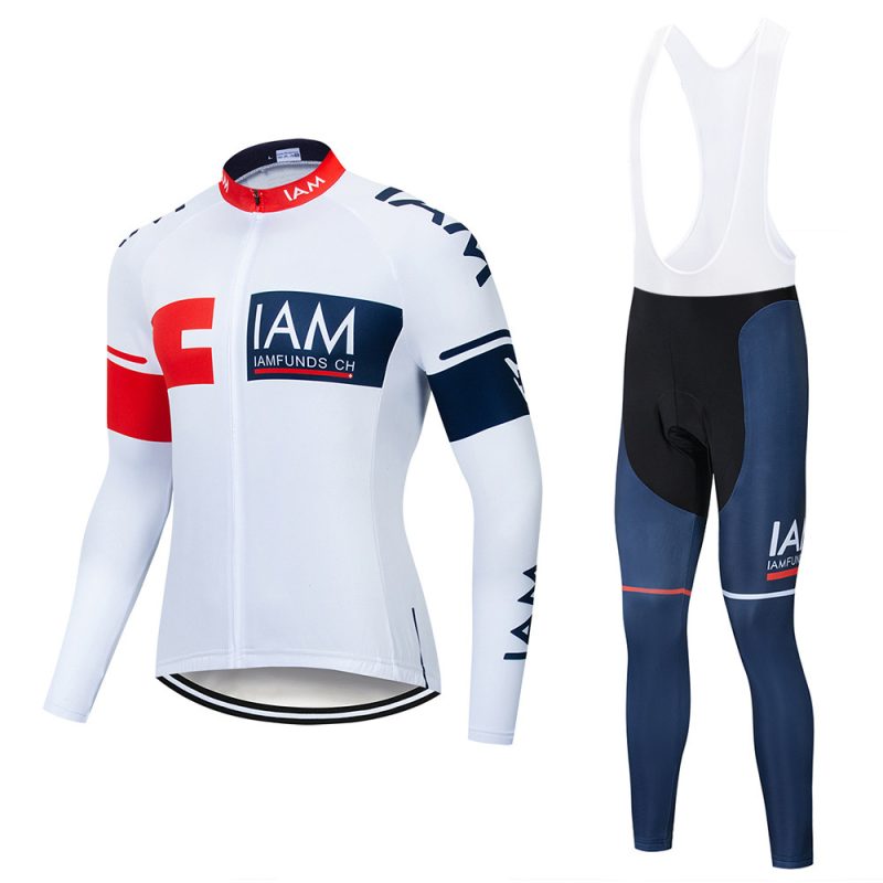 IAM Team 2016 mens team cycling kit jersey and bib front
