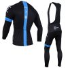 bike kits for men long sleeve Sky Team 2014 BACK