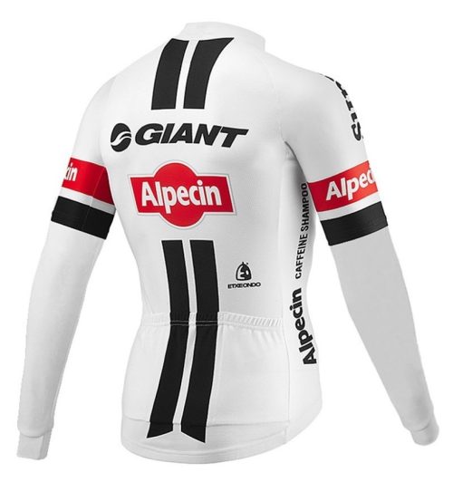 Team Giant–Alpecin 2015 Cycling Kit Long Sleeve White back