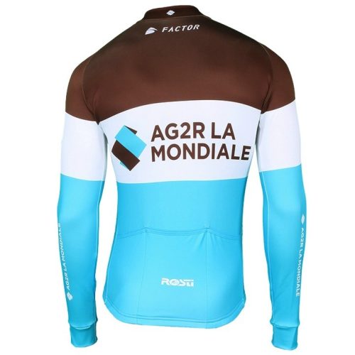 AG2R LA Mondiale 2018 Cyclin Kit Long Sleeve Blue FRONT