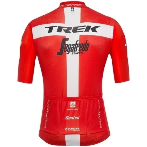 cj390 cycling jersey team trek segafredo denmark champion back