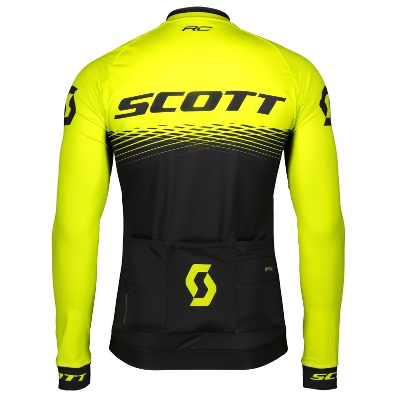 Scott Rc Team 2019 Cyclin Kit Long Sleeve Black Yellow back