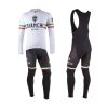 Bianchi Milano White 2021 Cyclin Kit Long Sleeve front