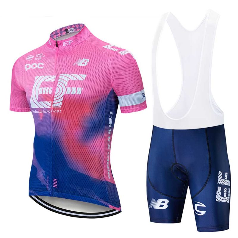 CJ220 EF mens cycling kit jersey and bib front