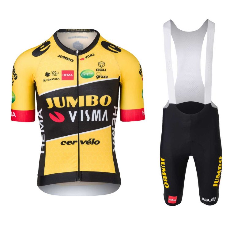 CJ310 men cycling apparel short sleeve kit front