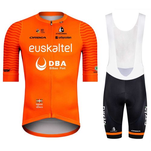 CJ414 enskaltel euskadi 2020 mens cycling kit set front