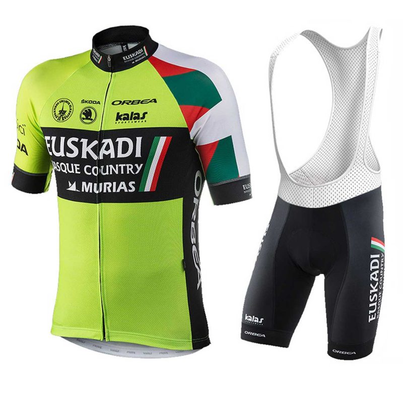 cycling kit for men EUSKADI 2017 FRONT