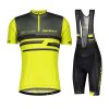 mens cycling professional kit Scott RC Team 2021 yellow front