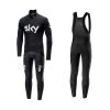 Sky Team 2019 Cyclin Kit Long Sleeve Black front
