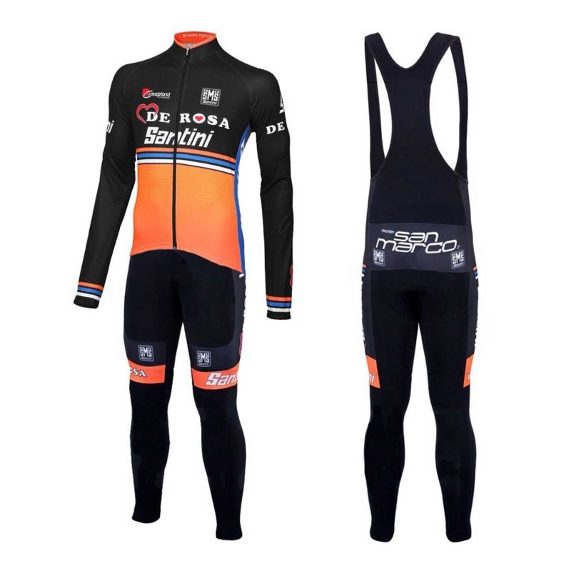 DE ROSA Santini 2016 Cyclin Kit Long Sleeve front