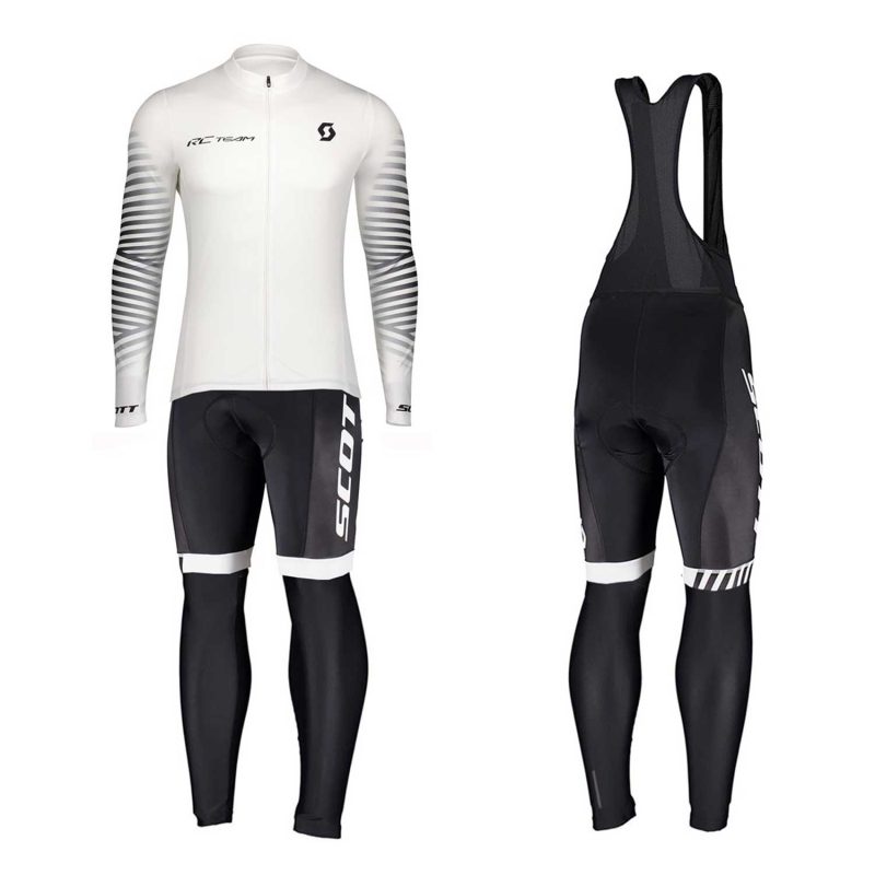 Scott RC Team 1.0 2020 Cyclin Kit Long Sleeve White front