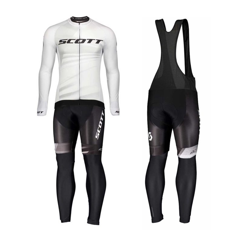 Scott RC Pro 2020 Cyclin Kit Long Sleeve White front