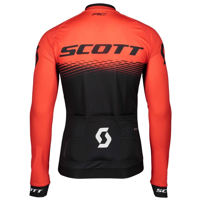 Scott Rc Team 2019 Cyclin Kit Long Sleeve Black Red back