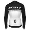 Scott Rc Team 2019 Cyclin jersey Long Sleeve White Black back