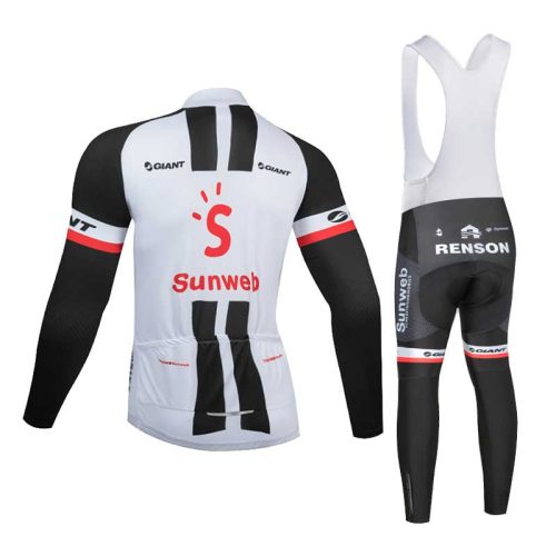 Sunweb Giant 2017 Cyclin Kit Long Sleeve White back