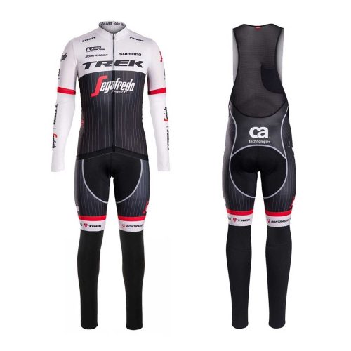 Trek Segafredo 2016 Cyclin Kit Long Sleeve Black White front
