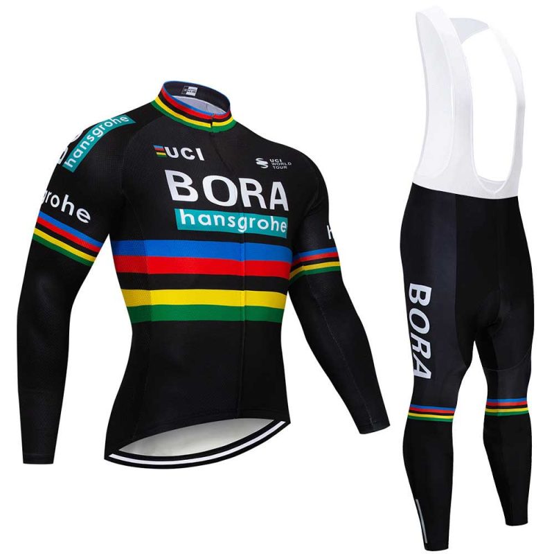 Bora–Hansgrohe Team 2019 UCI Mountainbike road cycling kits for men front