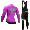 mens team cycling kit jersey and bib Astana Team 2017 back