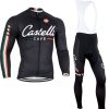 Castelli Cafe Team Cyclin Kit Long Sleeve Black front