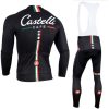 Castelli Cafe Team Cyclin Kit Long Sleeve Black back