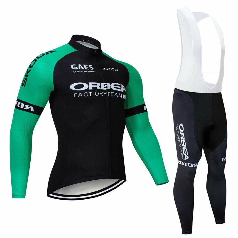 Orbea Factory 2018 Cycling Kit White Long Sleeve front