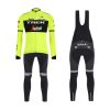 Trek Segafredo Cyclin Kit Long Sleeve Yellow front