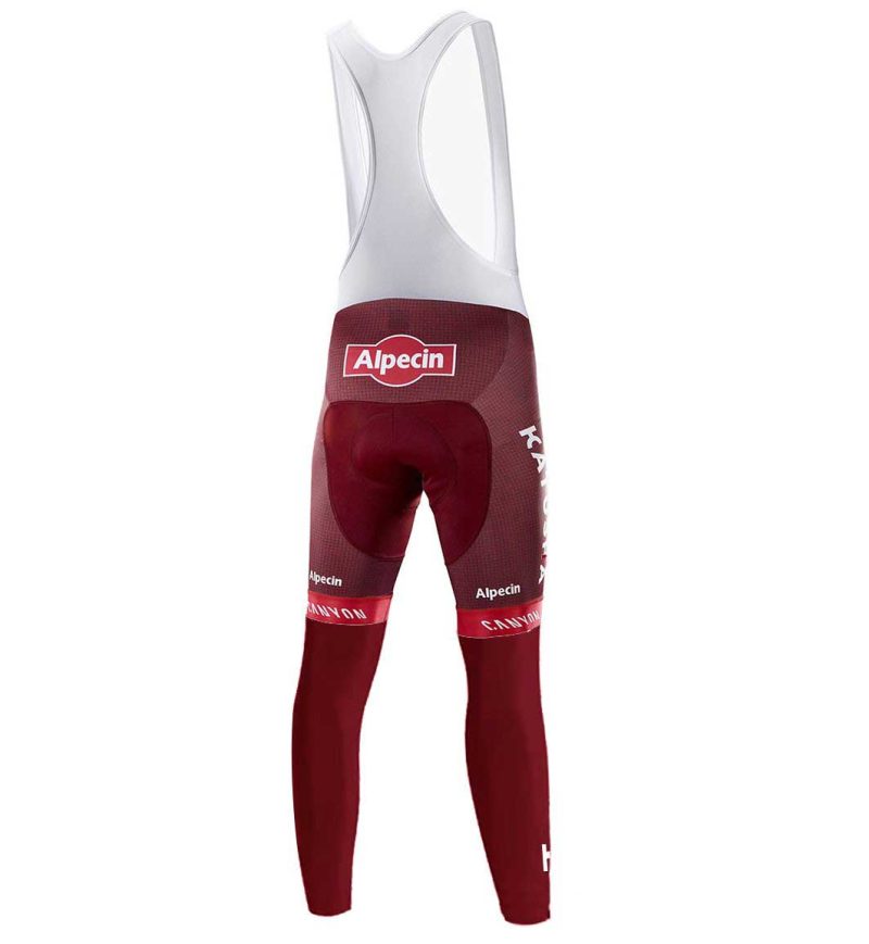 Katusha Alpecin 2018 Cyclin bib jersey Long Sleeve back