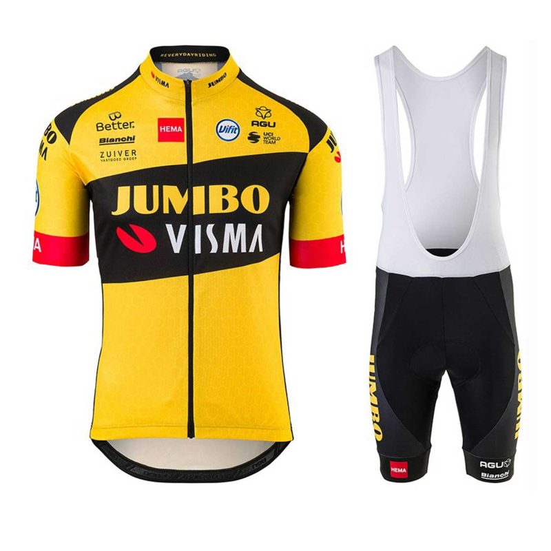CJW026 cycling men clothing jersey set front