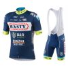 CJW031 mens team cycling kit jersey and bib front