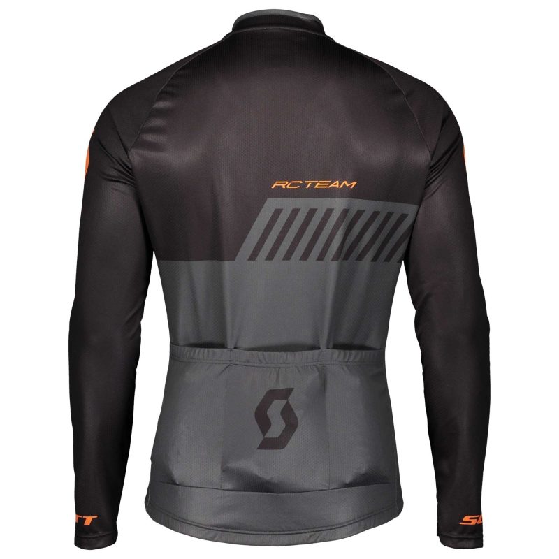 Scott Rc Team 2019 Cyclin jersey Long Sleeve Grey back